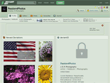 Tablet Screenshot of passion4photos.deviantart.com