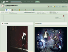 Tablet Screenshot of greenamber5663.deviantart.com