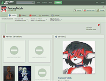 Tablet Screenshot of fantasyfetish.deviantart.com