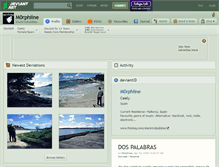 Tablet Screenshot of m0rphiine.deviantart.com