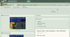 Desktop Screenshot of malink.deviantart.com