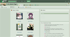Desktop Screenshot of fruits-basket-page.deviantart.com