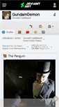 Mobile Screenshot of gundamdemon.deviantart.com