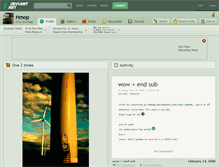 Tablet Screenshot of hmop.deviantart.com
