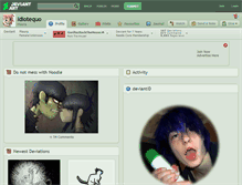 Tablet Screenshot of idiotequo.deviantart.com