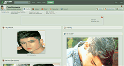 Desktop Screenshot of cocosimmons.deviantart.com