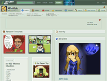 Tablet Screenshot of aph-oslo.deviantart.com