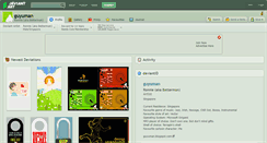 Desktop Screenshot of guyuman.deviantart.com