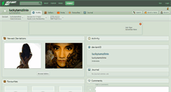 Desktop Screenshot of luckytamzilnio.deviantart.com