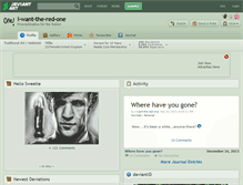 Tablet Screenshot of i-want-the-red-one.deviantart.com