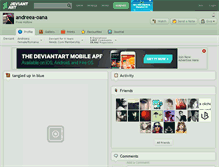 Tablet Screenshot of andreea-oana.deviantart.com