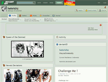 Tablet Screenshot of heinrichz.deviantart.com