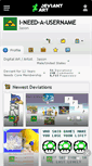 Mobile Screenshot of i-need-a-username.deviantart.com