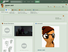 Tablet Screenshot of jansen-jack.deviantart.com