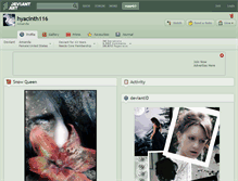 Tablet Screenshot of hyacinth116.deviantart.com