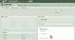 Desktop Screenshot of cutellamaplz.deviantart.com