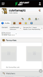 Mobile Screenshot of cutellamaplz.deviantart.com