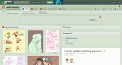 Desktop Screenshot of apfel-kuchen.deviantart.com