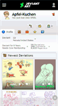 Mobile Screenshot of apfel-kuchen.deviantart.com