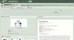 Desktop Screenshot of nobody8714.deviantart.com