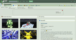 Desktop Screenshot of demonyoshi.deviantart.com
