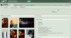 Desktop Screenshot of dirkpitt.deviantart.com