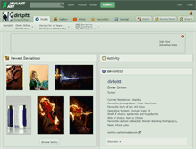 Tablet Screenshot of dirkpitt.deviantart.com