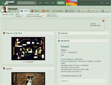 Tablet Screenshot of hindush.deviantart.com
