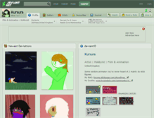 Tablet Screenshot of kursura.deviantart.com