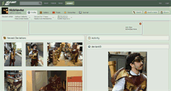 Desktop Screenshot of nickhawke.deviantart.com