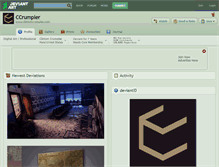 Tablet Screenshot of ccrumpler.deviantart.com