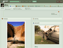 Tablet Screenshot of dikoy.deviantart.com