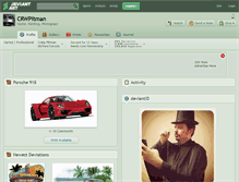 Tablet Screenshot of crwpitman.deviantart.com