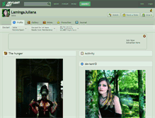 Tablet Screenshot of lamingajuliana.deviantart.com