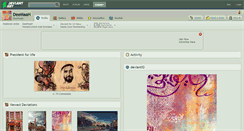 Desktop Screenshot of deemaah.deviantart.com