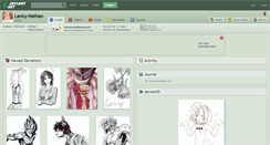 Desktop Screenshot of lanky-nathan.deviantart.com