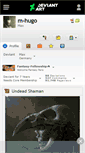 Mobile Screenshot of m-hugo.deviantart.com