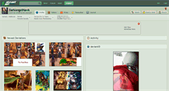 Desktop Screenshot of darkangelhawk.deviantart.com