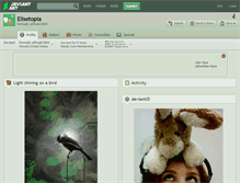 Tablet Screenshot of elisetopia.deviantart.com