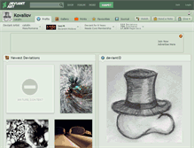 Tablet Screenshot of kovaliov.deviantart.com