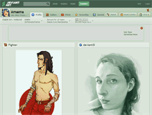 Tablet Screenshot of amaena.deviantart.com