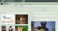 Desktop Screenshot of darkicelink.deviantart.com