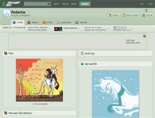 Tablet Screenshot of pedantia.deviantart.com