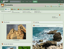 Tablet Screenshot of piccoloakira.deviantart.com