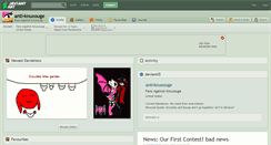 Desktop Screenshot of anti-knuxouge.deviantart.com