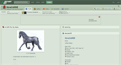 Desktop Screenshot of novacanine.deviantart.com