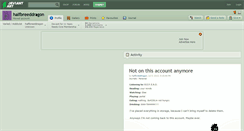 Desktop Screenshot of halfbreeddragon.deviantart.com