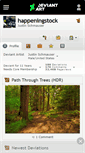 Mobile Screenshot of happeningstock.deviantart.com