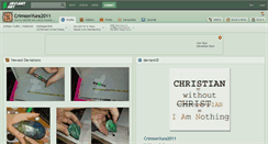 Desktop Screenshot of crimsonyura2011.deviantart.com