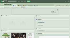 Desktop Screenshot of feuilledechou.deviantart.com